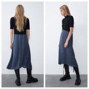 Zara shirt dress 👗 casual midi dress